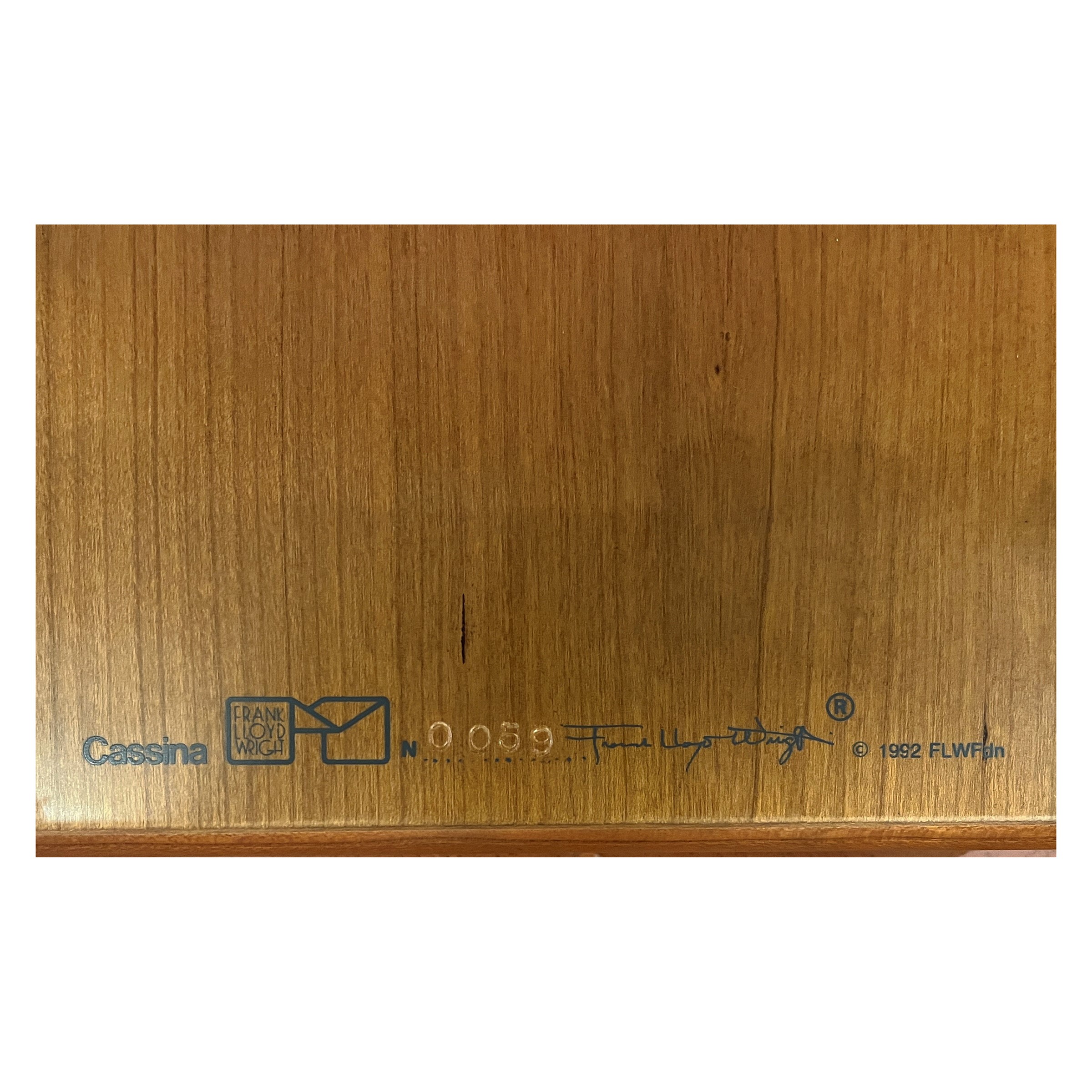 Frank Lloyd Wright, Prod. Cassina