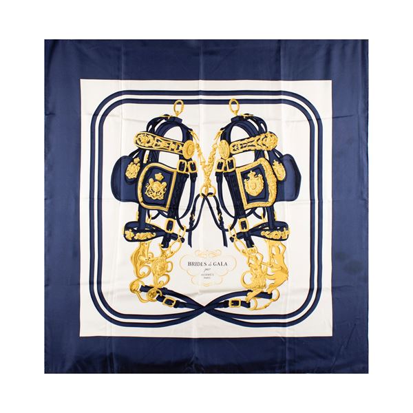 Hermes Brides de Gala collection vintage scarf