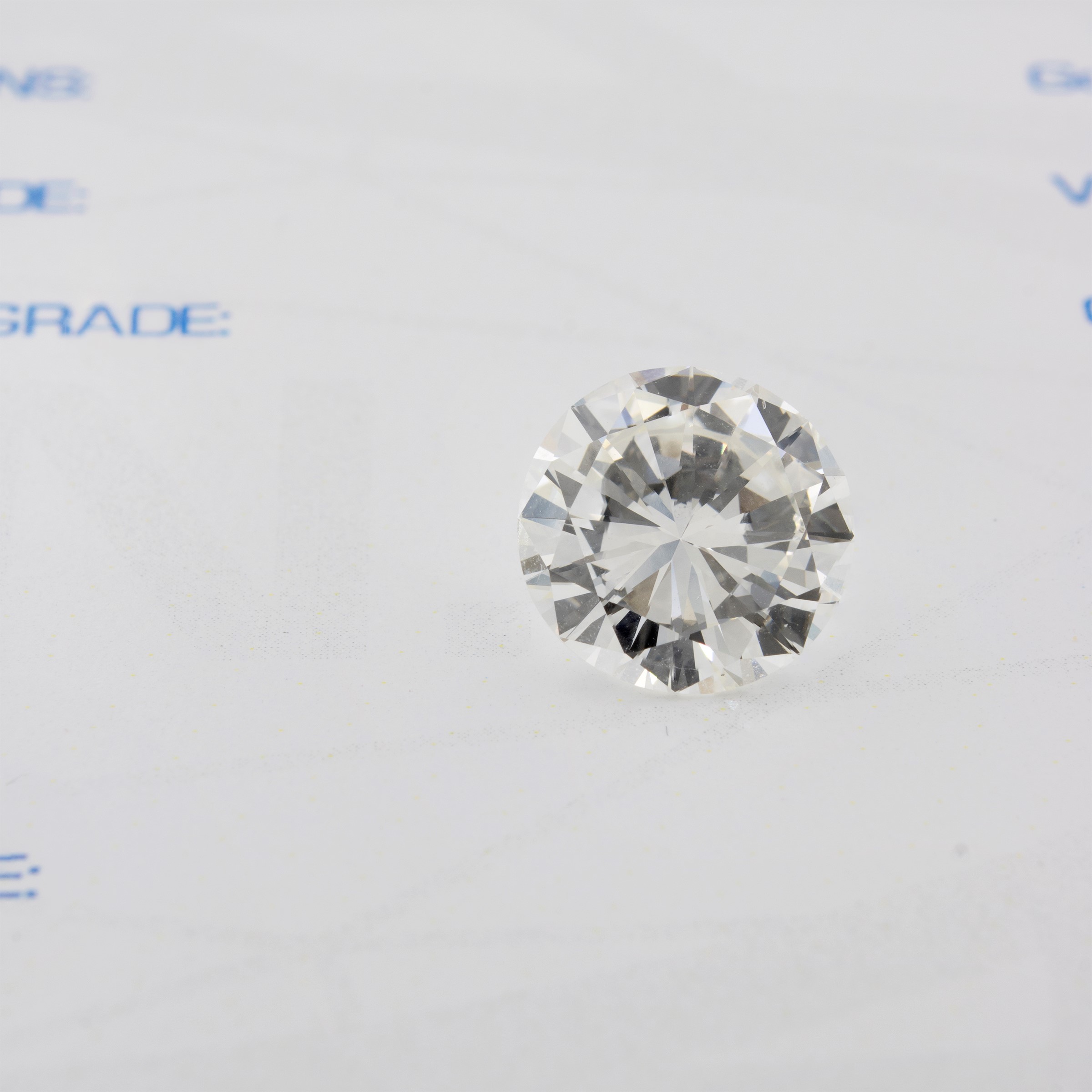 Diamante Naturale Sciolto Taglio Brillante Ct 3,56