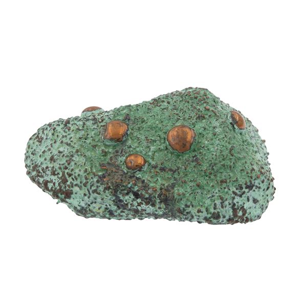 Giorgio Vigna copper vintage bijou magnet brooch