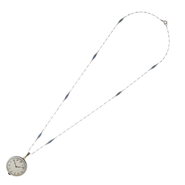 Collana con orologio da tasca pendente