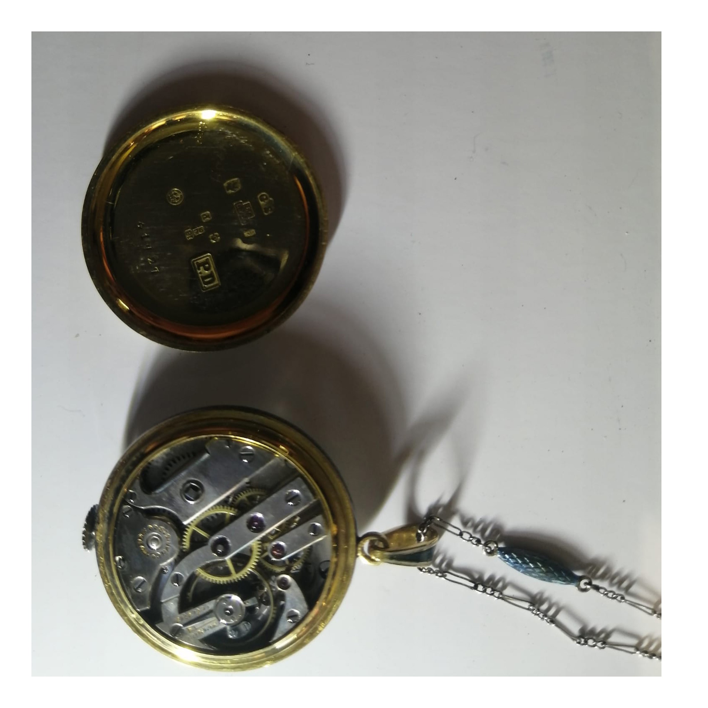 Collana con Orologio da Tasca Pendente