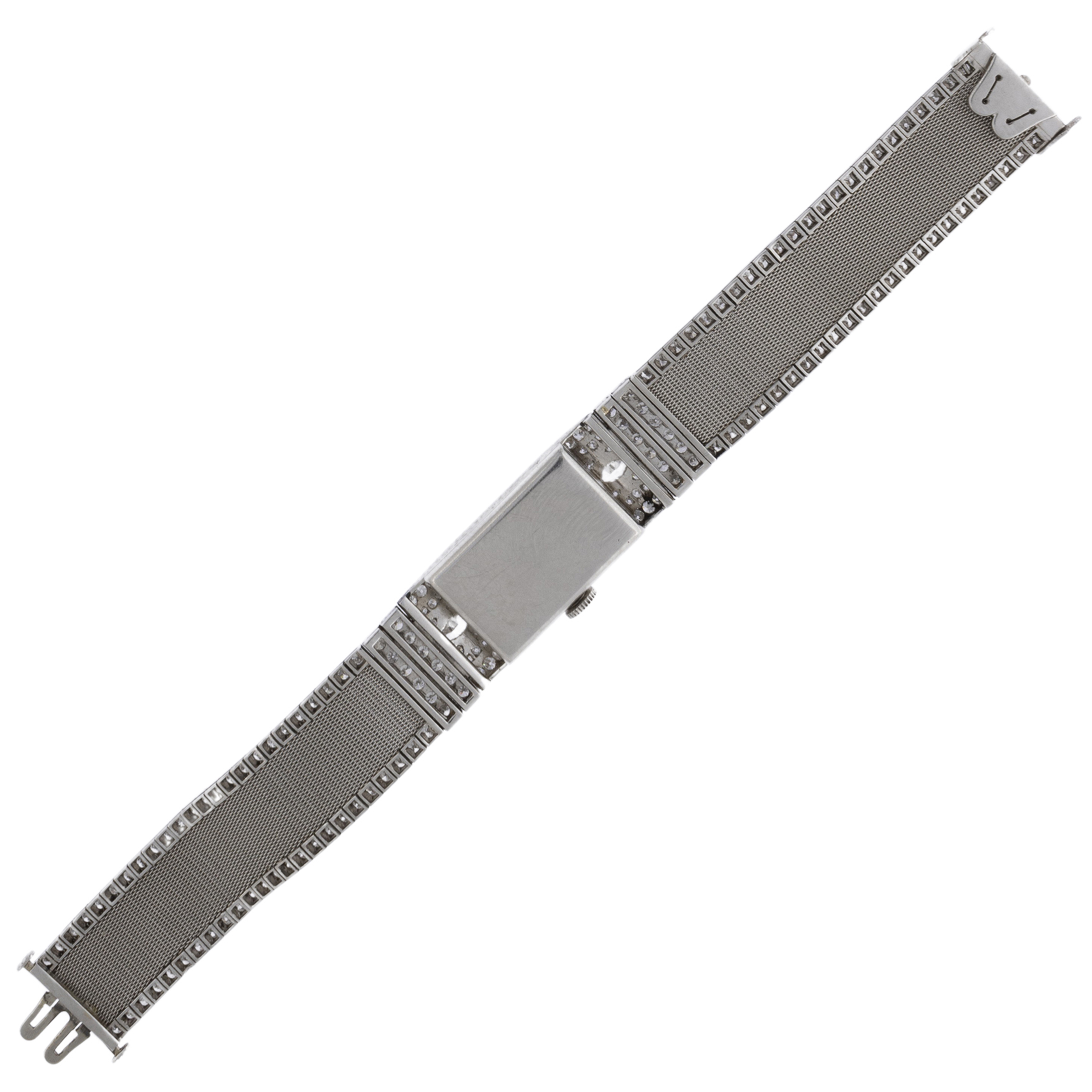 Orologio da Donna in Platino e Diamanti