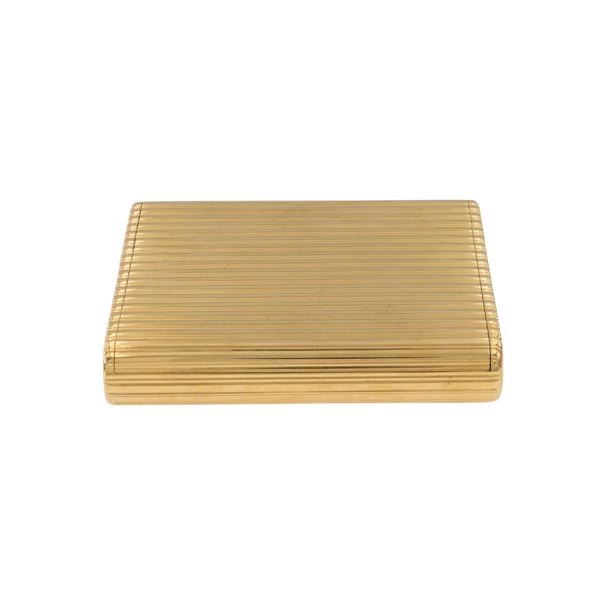 Scatola in oro giallo 18kt