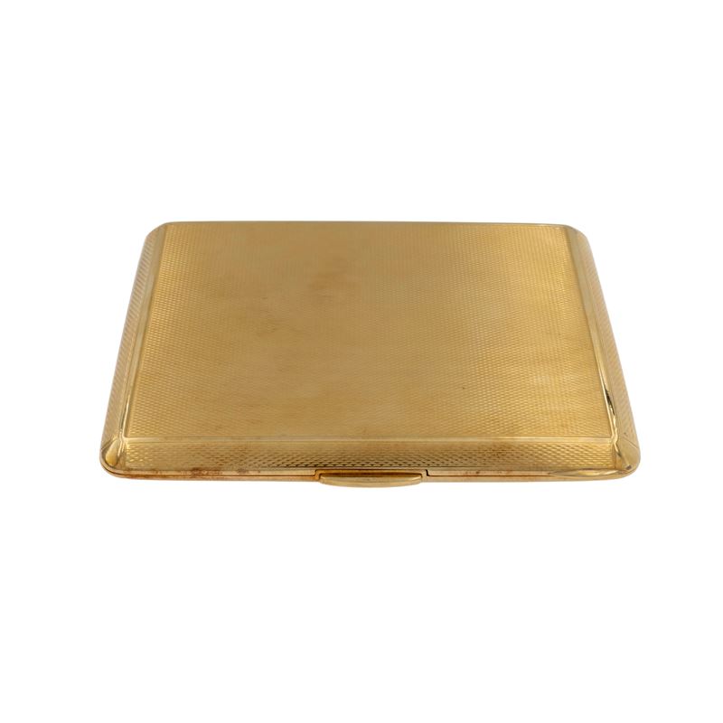 Trousse Portasigarette in Oro Giallo 18kt