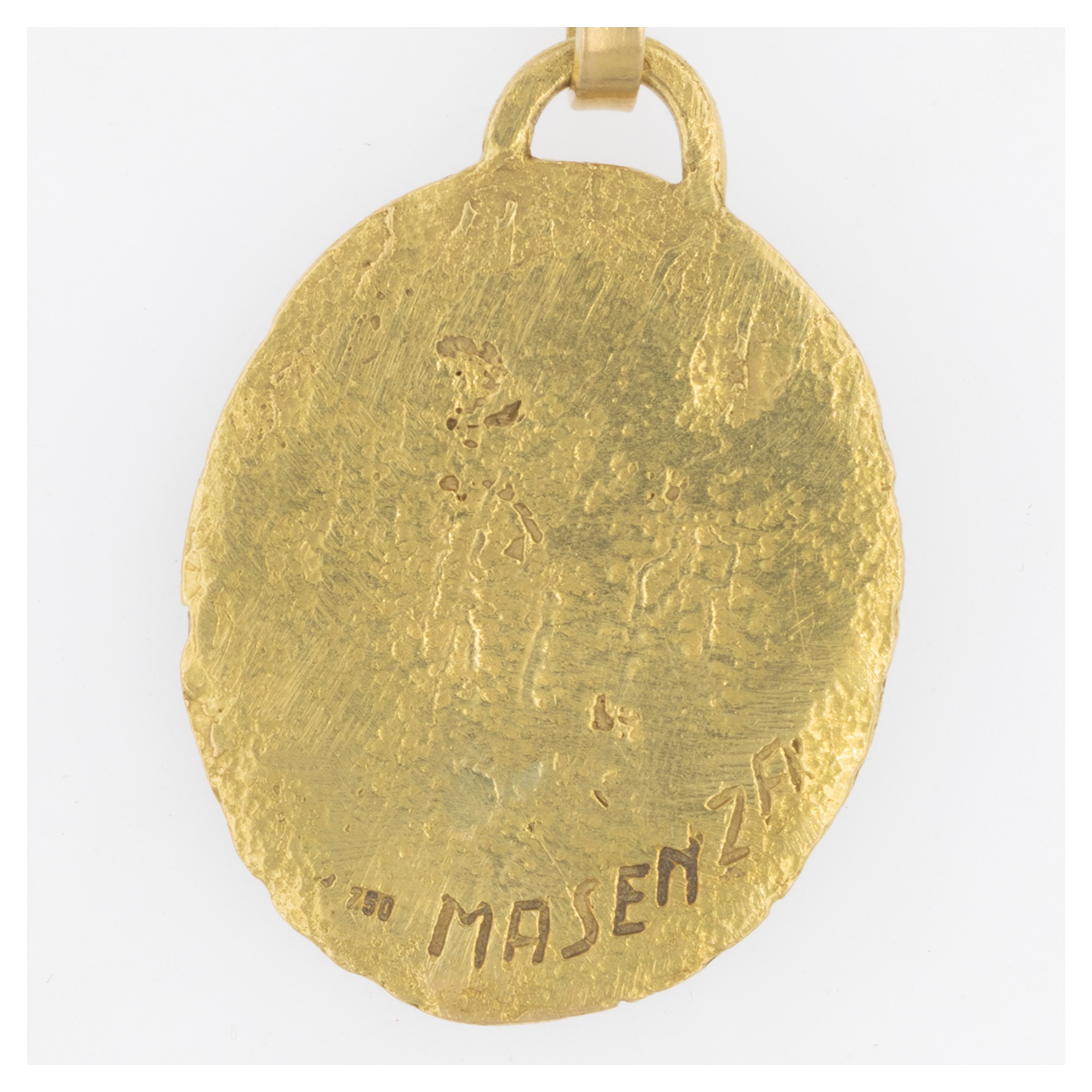 Masenza Lunga Collana con Pendente Segno Zodiacale Acquario