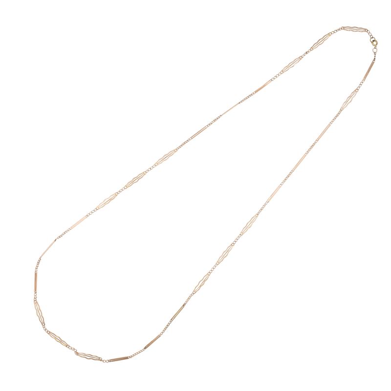 Antica collana in oro rosa 12kt