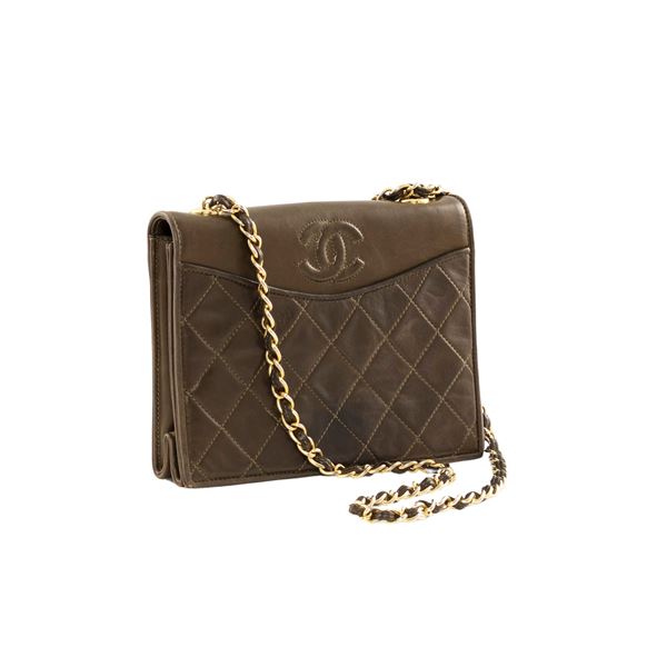 Chanel CC Full Flap borsa a spalla vintage  (anni 90 circa)  - Asta Bijoux e Fashion Vintage Web Only  - Colasanti Casa d'Aste
