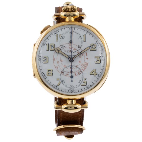 Hausmann orologio cronografo rattrappante oversize