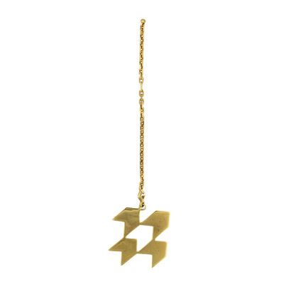 Portachiave Frecce in Oro Giallo 18kt