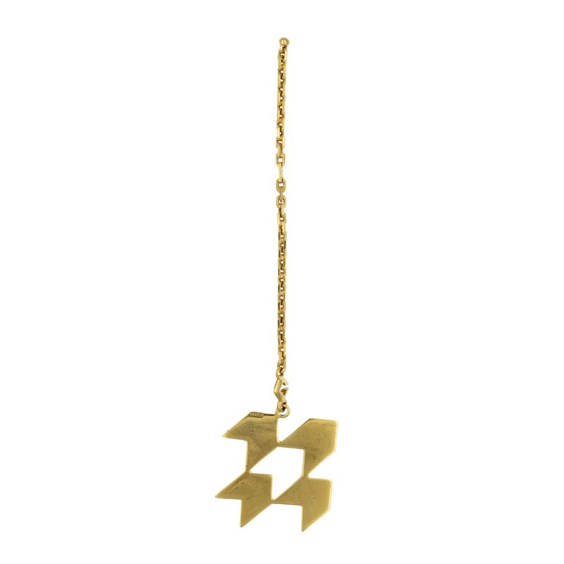 Portachiave Frecce in Oro Giallo 18kt