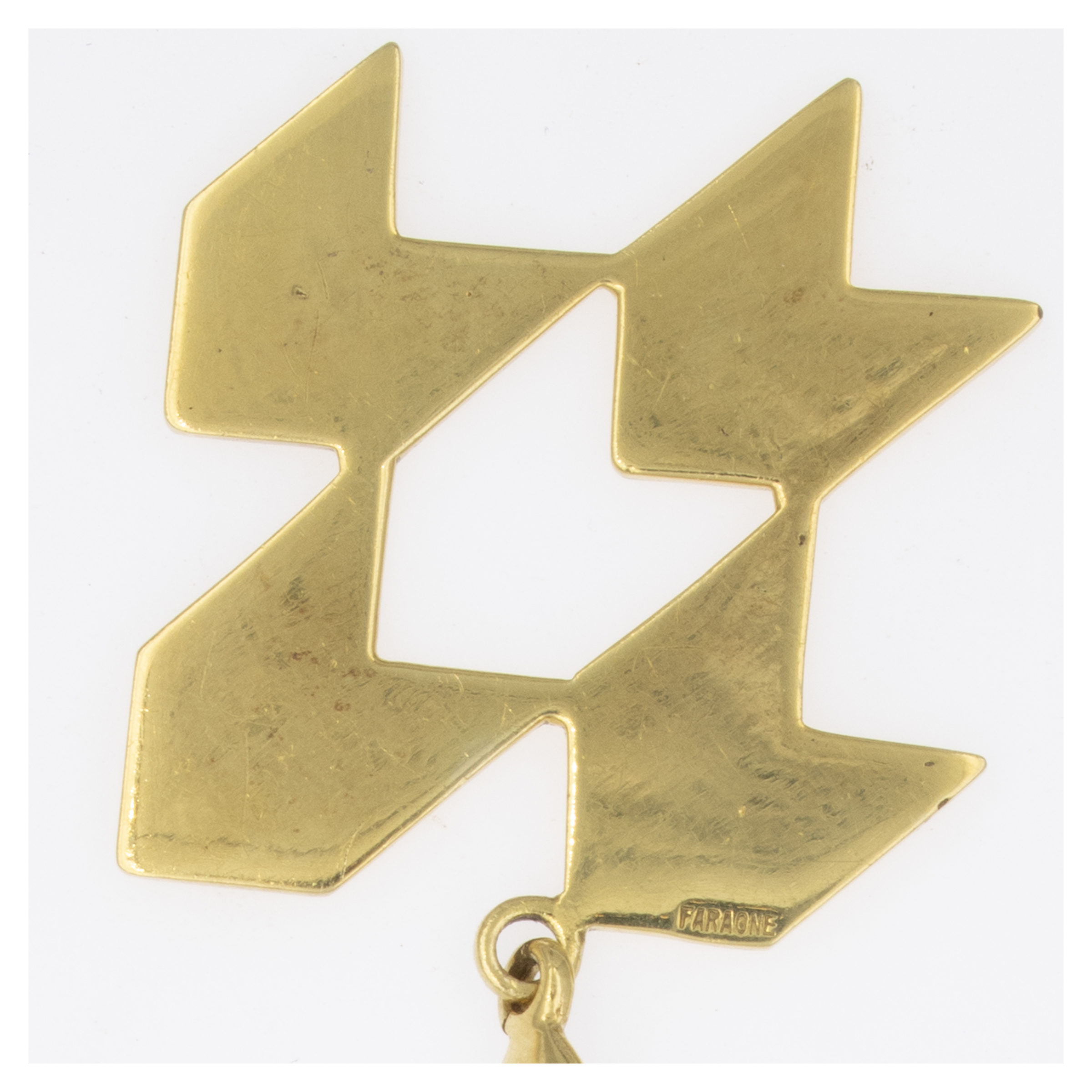 Portachiave Frecce in Oro Giallo 18kt
