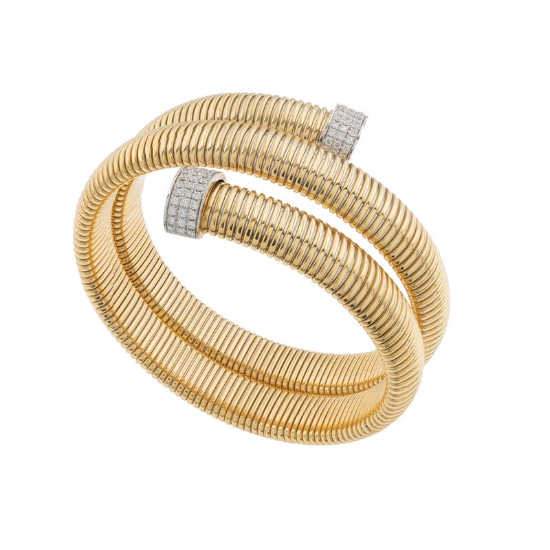 Bracciale tubogas a tre spirali