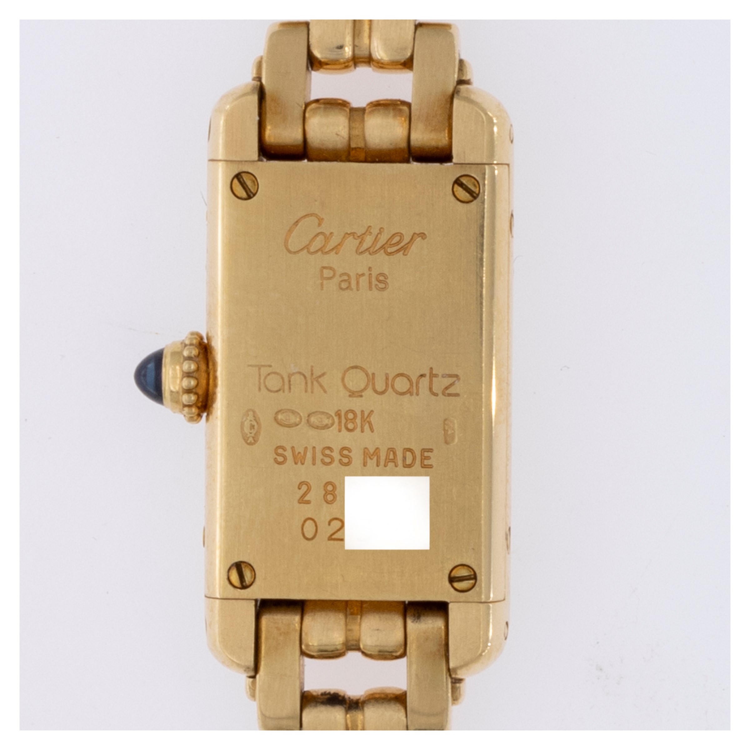 Cartier Tank Cintrée orologio da donna