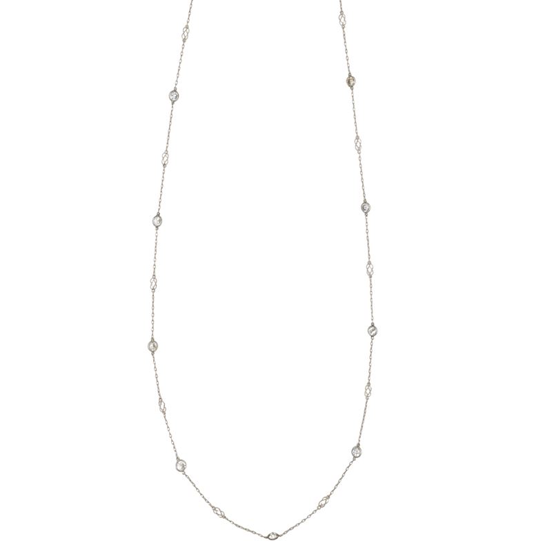 Collana in Platino e Diamanti