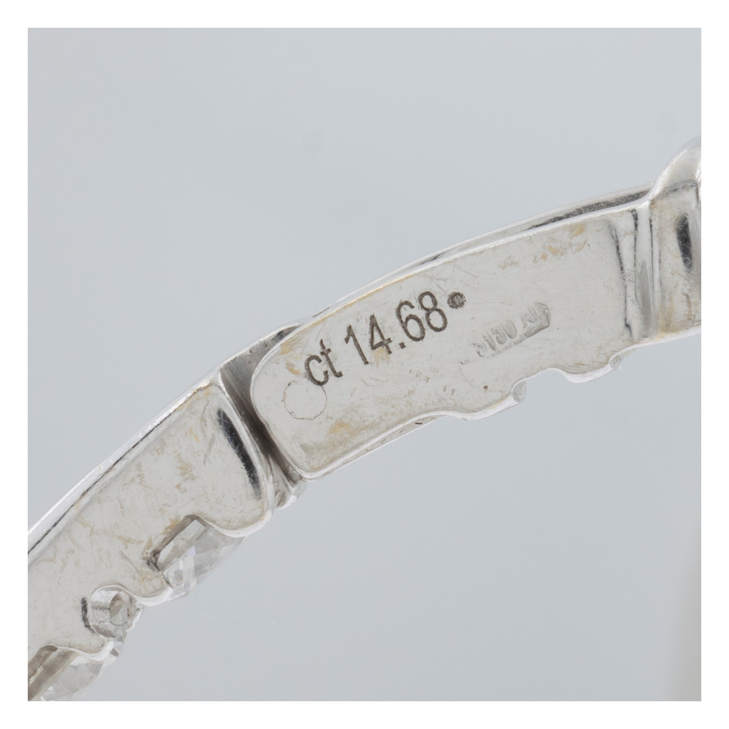 Crivelli Orecchini Cerchi in Oro Bianco 18kt