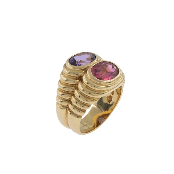 Bulgari anello collezione Doppio Baccellato