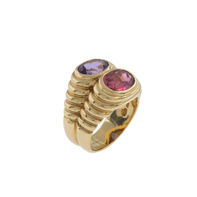 Bulgari anello collezione Doppio Baccellato