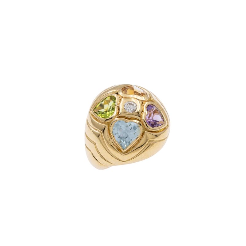 Bulgari anello quadrifoglio