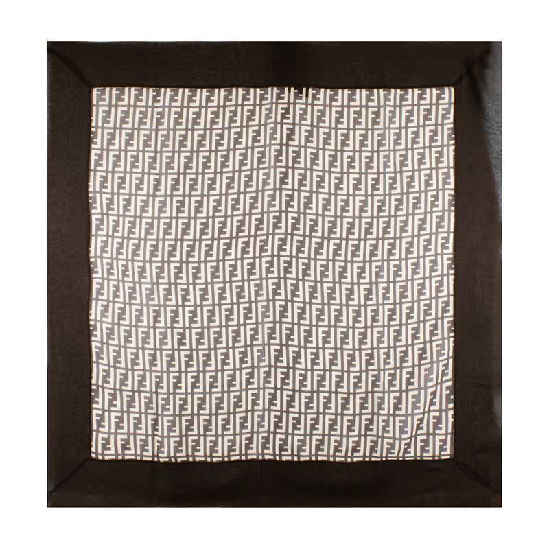 Fendi Zucca FF foulard vintage