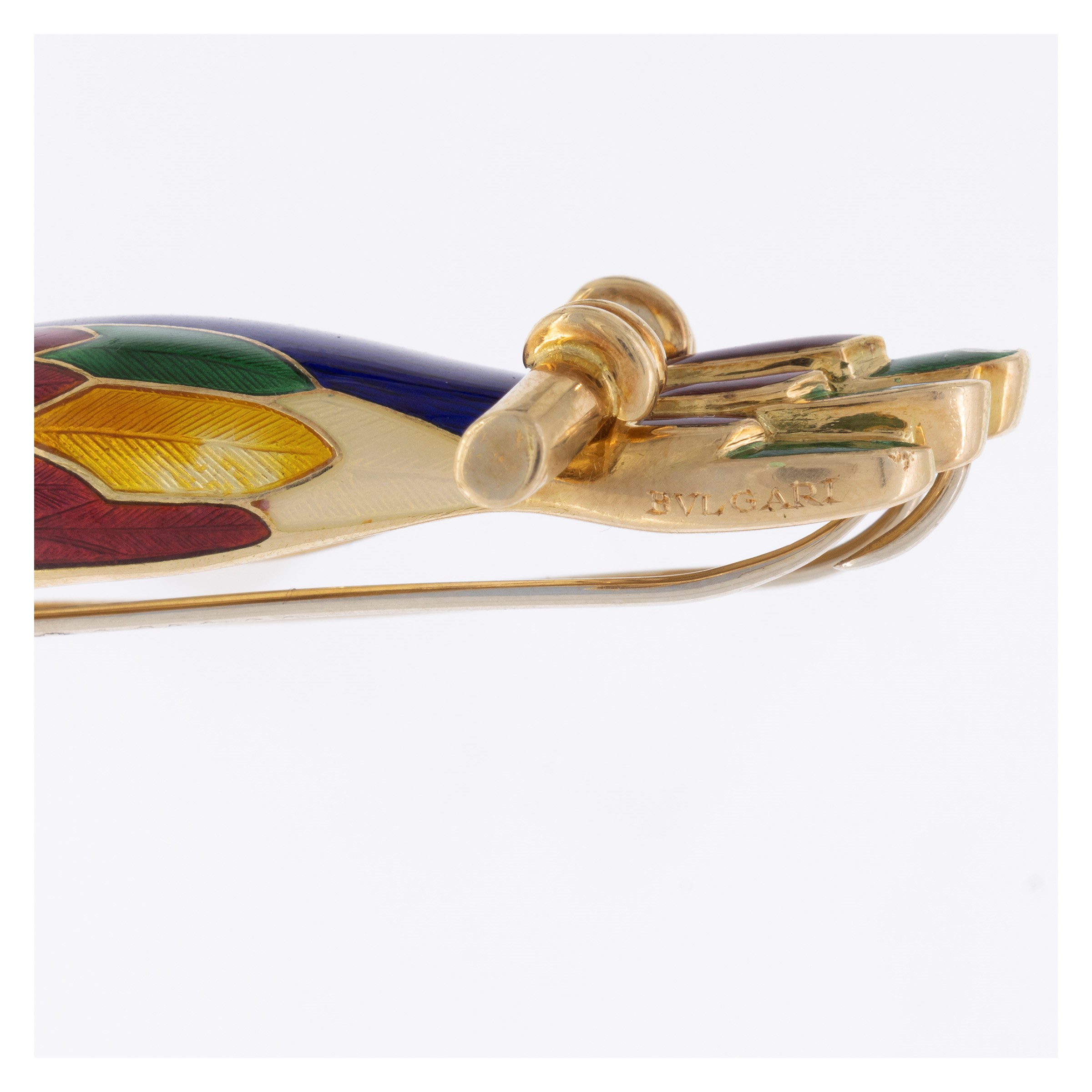 Bulgari spilla raffigurante Tucano