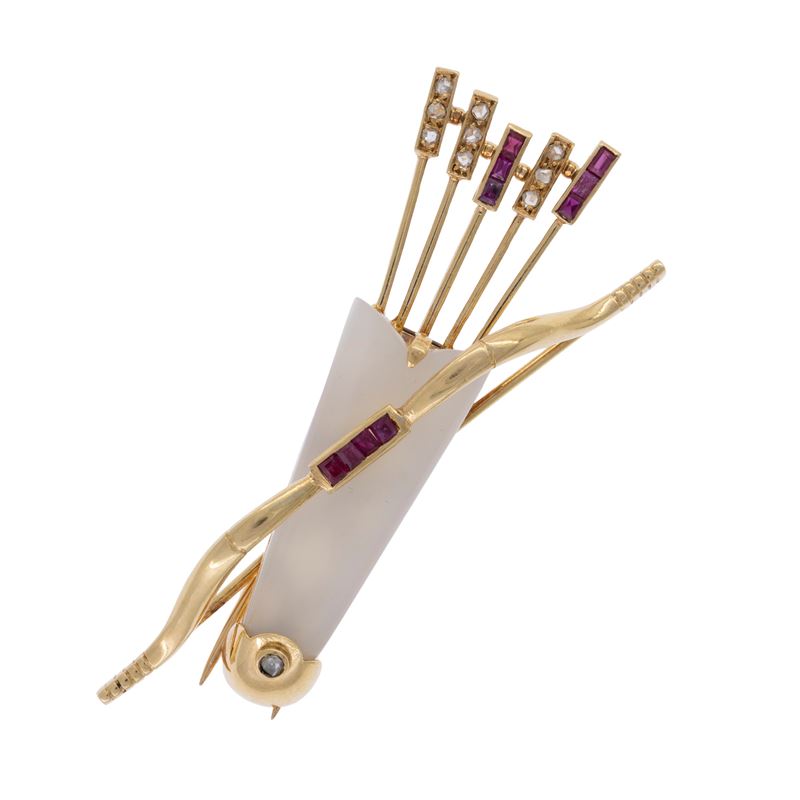 Cartier Paris spilla Retrò