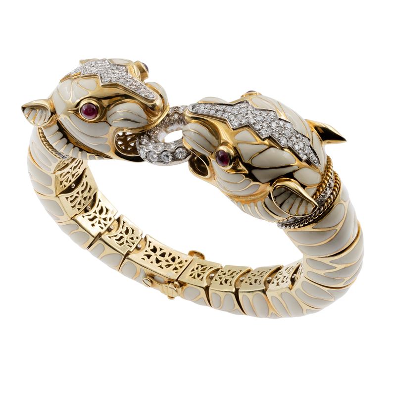 David Webb Bracciale Collezione Animalier