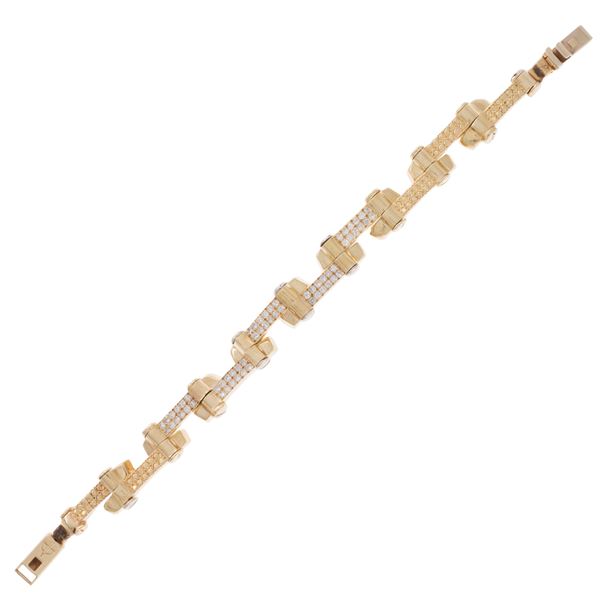 Bracciale a motivo geometrico
