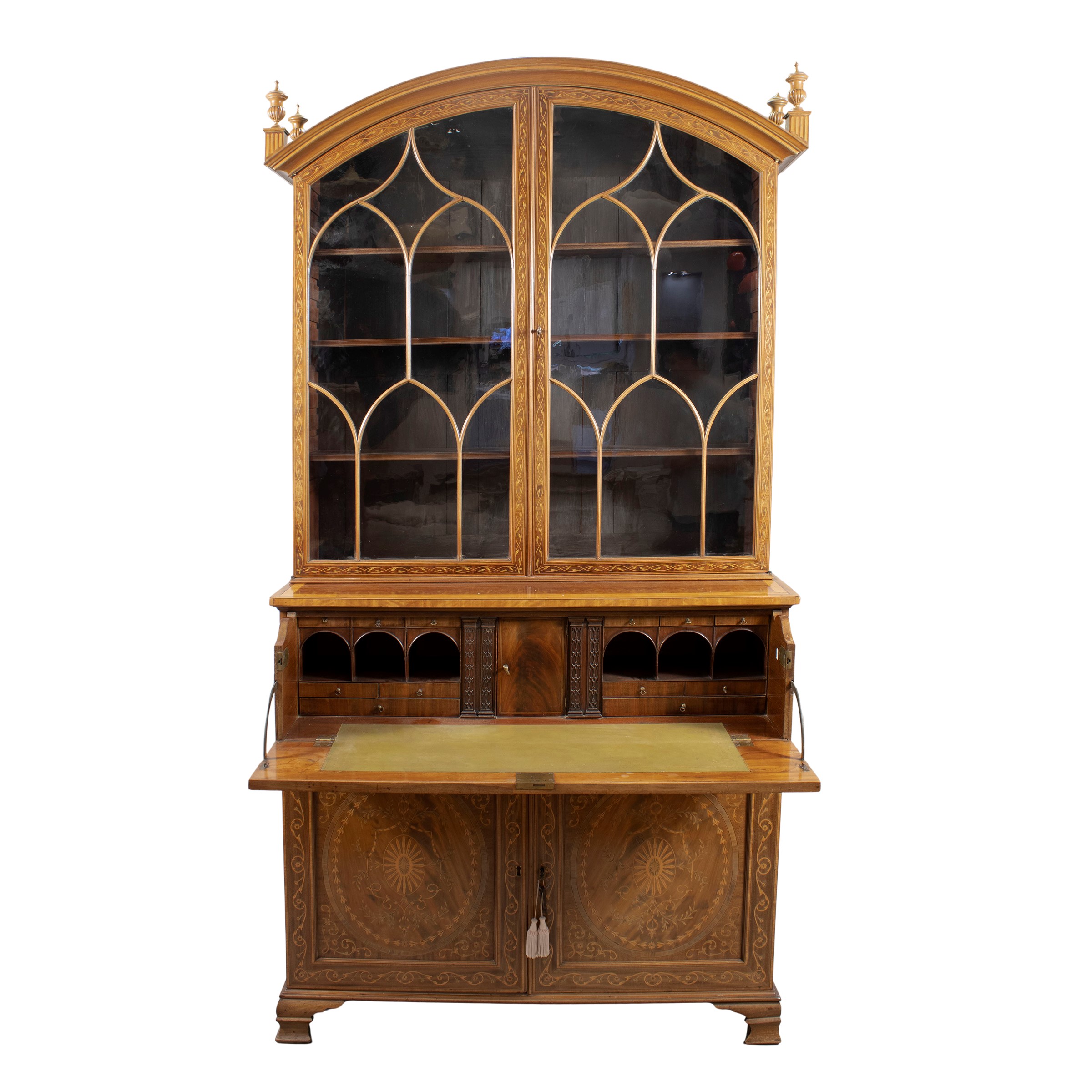 Mobile Libreria a Due Corpi in Legno
