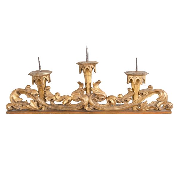 Inlaid and giltwood frieze  (19th century)  - Auction Old Master Paintings and Fine Art - Colasanti Casa d'Aste