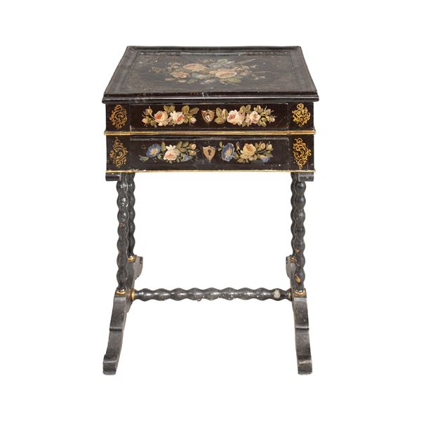 Papier mâché bureau table