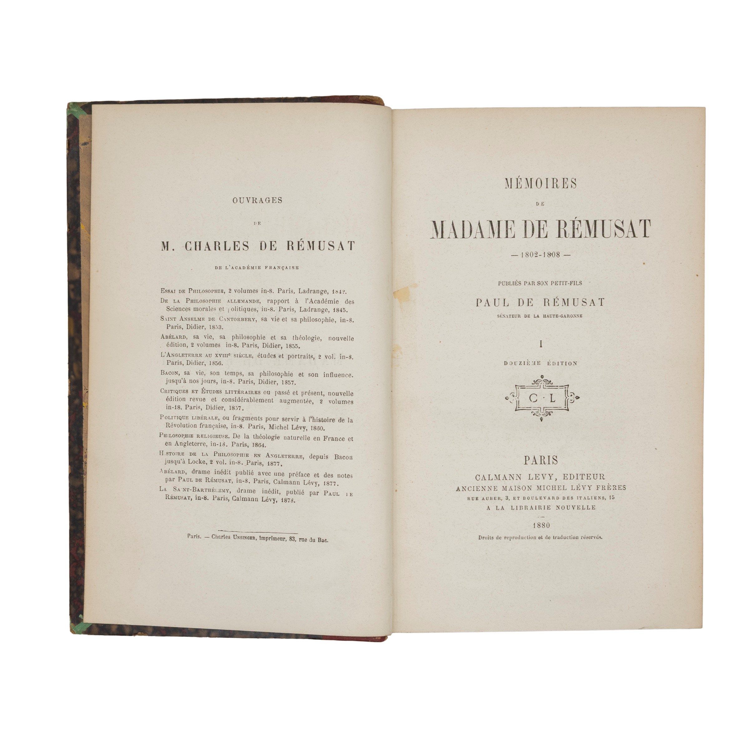 Memoires De Madame De Rémusat (3)