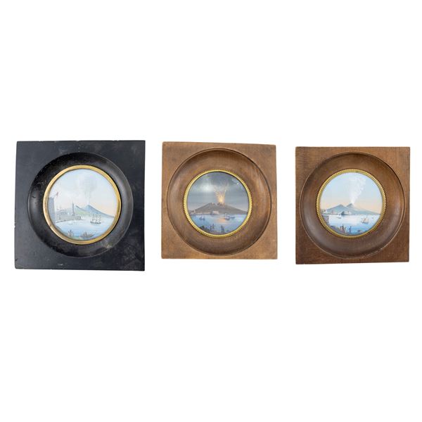 Collezione di tre miniature