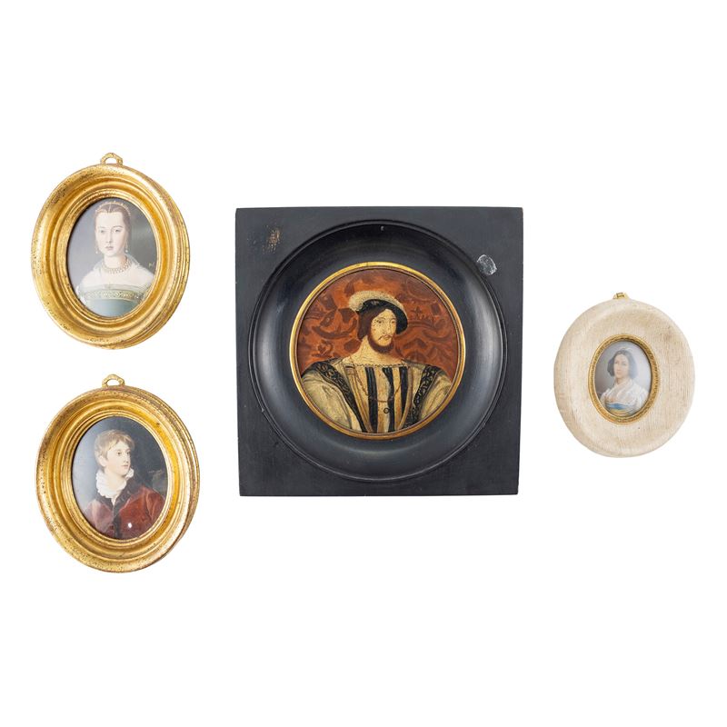 Collezione di quattro miniature