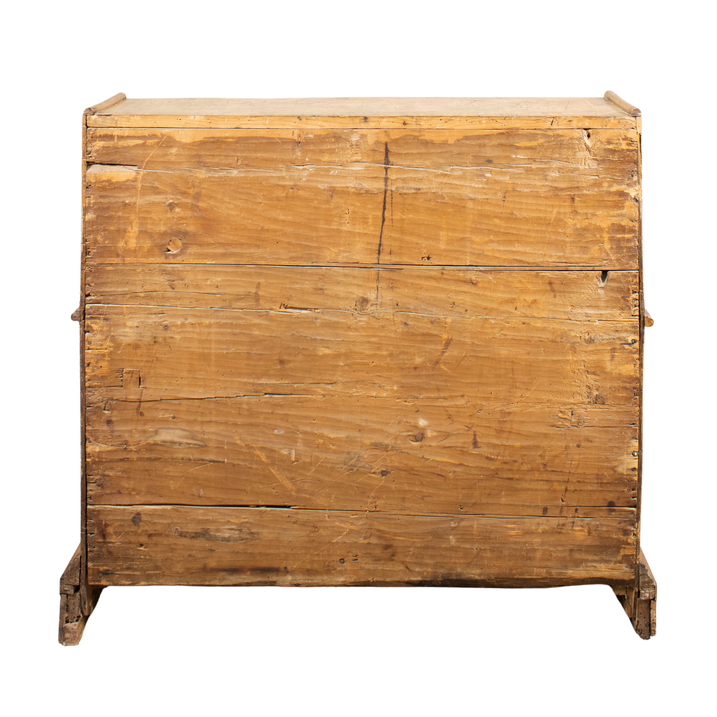 Ribalta lastronata in noce con intarsi filettati