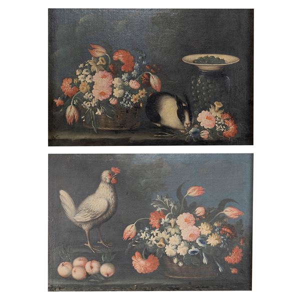 Scuola Napoletana  (XVIII Sec.)  - Asta Dipinti Antichi e Fine Art - Colasanti Casa d'Aste