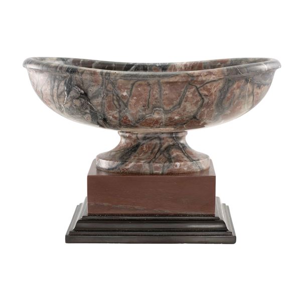 African marble oval cup