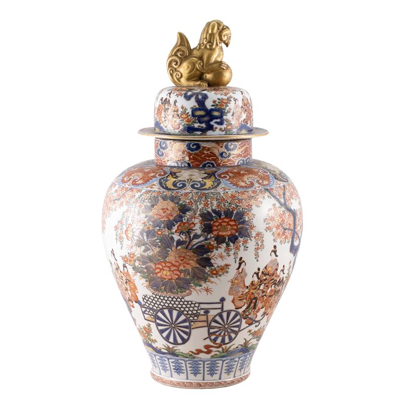 Grande Potiche in Porcellana Imari