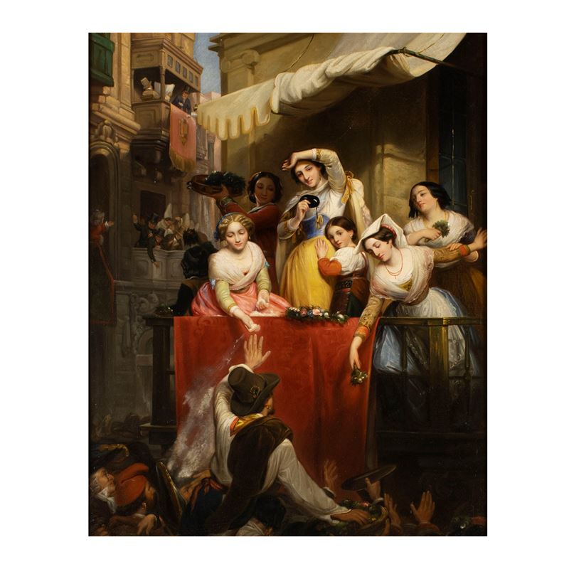 Pittore tedesco, attivo a Roma