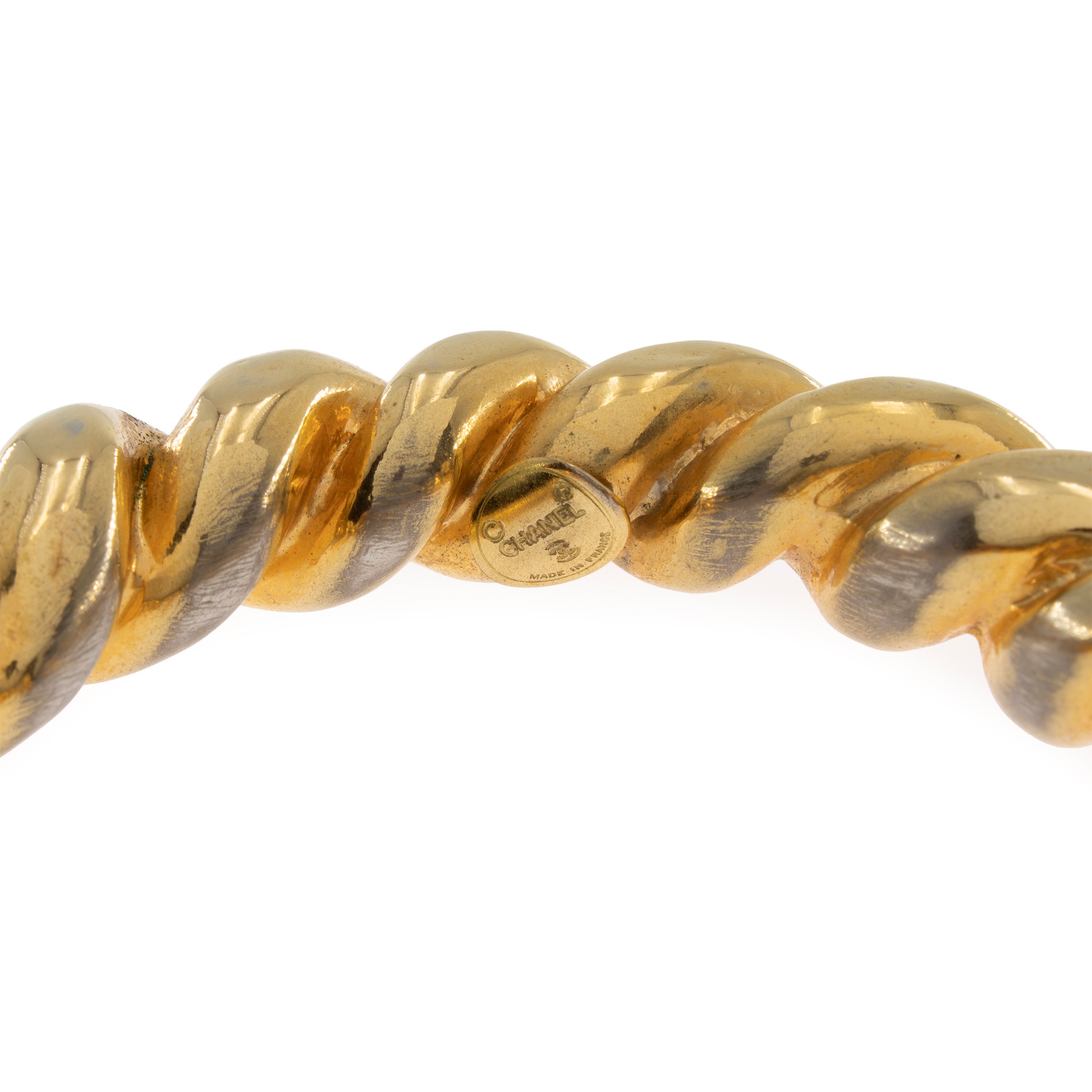 Chanel bracciale a manetta bijou vintage