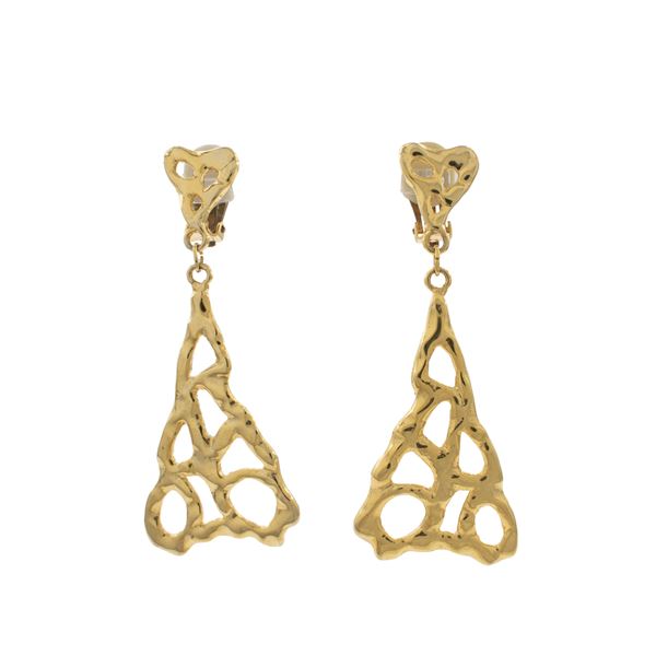 Orecchini pendenti bijou vintage  - Asta Bijoux e Fashion Vintage Web Only  - Colasanti Casa d'Aste