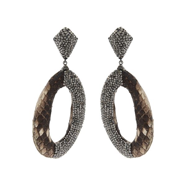 Orecchini pendenti bijou vintage  - Auction Bijoux e Fashion Vintage Web Only  - Colasanti Casa d'Aste