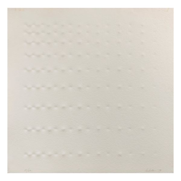 Enrico Castellani - "Rilievo bianco"