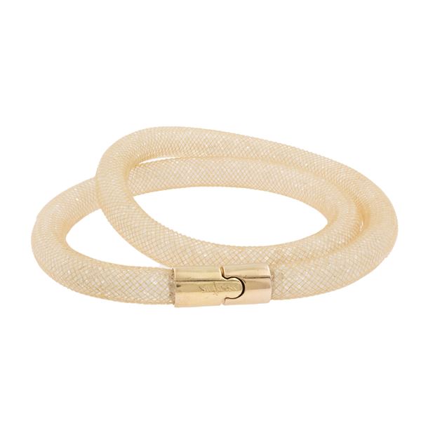 Swarosky Stardust double bracciale bijou  - Auction Bijoux e Fashion Vintage Web Only  - Colasanti Casa d'Aste