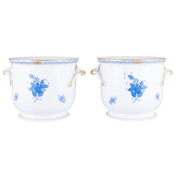 Herend, coppia di rinfrescatoi