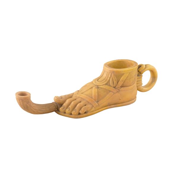 Ancient yellow marble sculpture