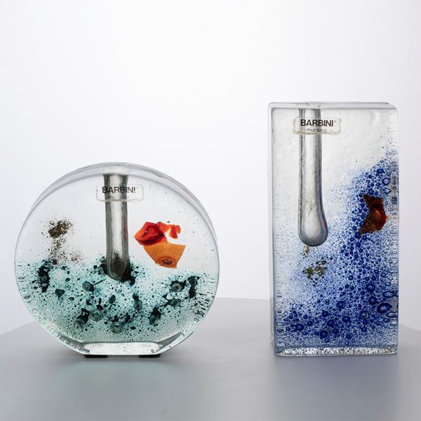 Alfredo Barbini (2)  (Murano, anni 50-60)  - Asta Stile Italiano Web Only - Colasanti Casa d'Aste