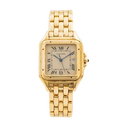 Orologio da polso modello Panthère Jumbo in oro giallo 18kt