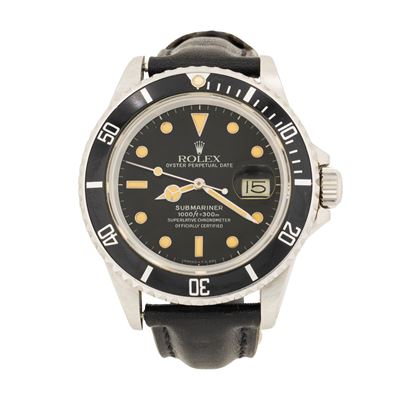 Submariner Oyster Perpetual Date, orologio da polso vintage in acciaio, ref. 16800