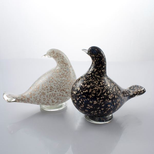 Fratelli Toso, attribuito (2)  (Murano, anni 80)  - Asta Stile Italiano Web Only - Colasanti Casa d'Aste
